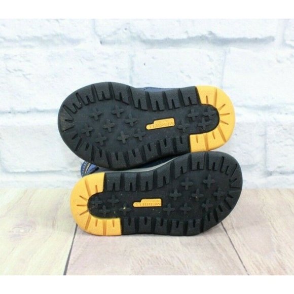 Merrell Boys Blue M-Snow Crush Jr Waterproof Lace Up Leather Winter  Snow Boots - Picture 9 of 9